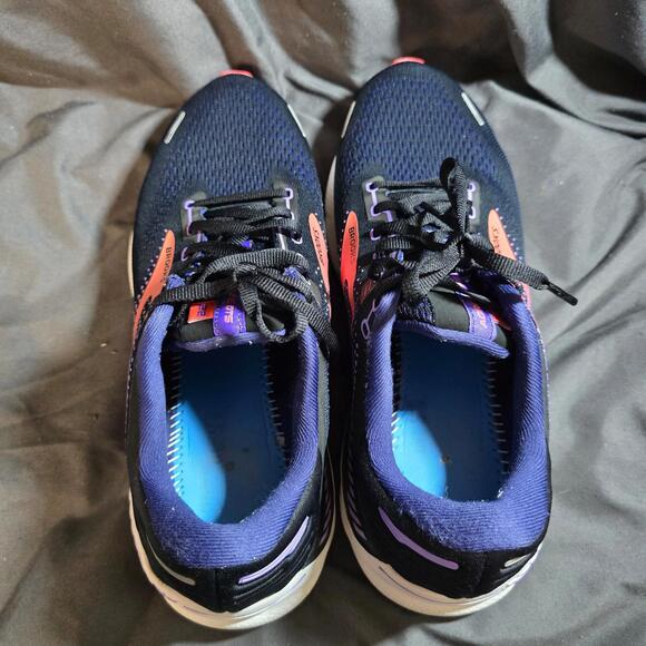 Brooks Womens Adrenaline GTS 22 1203531B080 Blue Running Shoes Sz 9.5 No Insoles - Picture 6 of 8